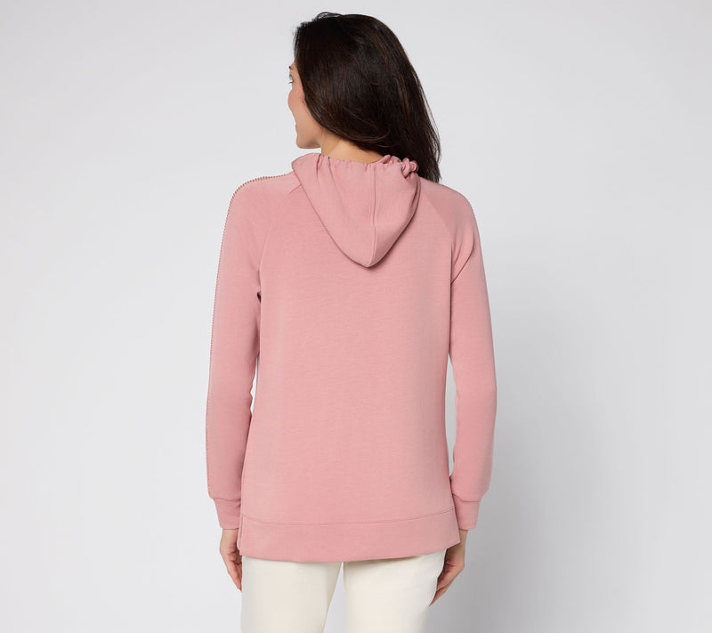 Belle by Kim Gravel ScubaLuxe Sparkle & Shine Hoodie — View 6