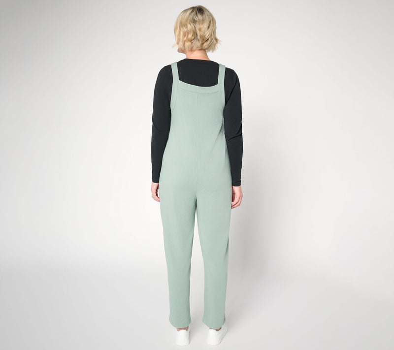 AnyBody Petite Cozy Knit Jumpsuit and Long Sleeve Top Set — View 4