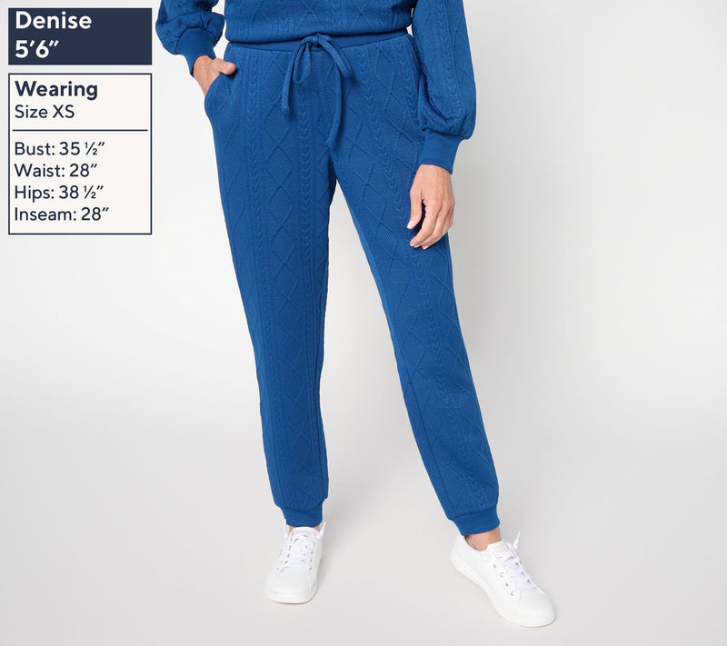 Belle by Kim Gravel Cable Chic Jogger — View 13