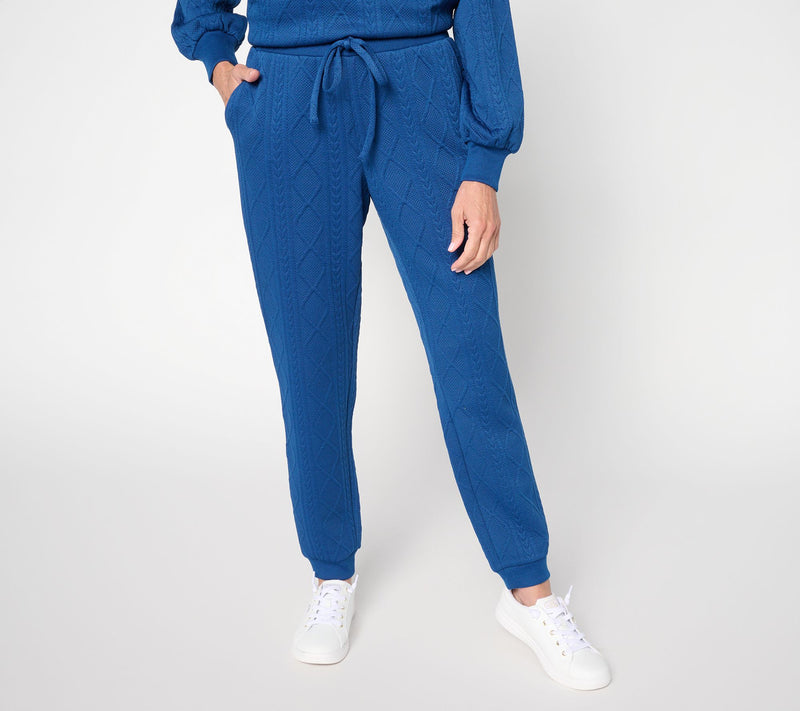 Belle by Kim Gravel Cable Chic Jogger — View 9