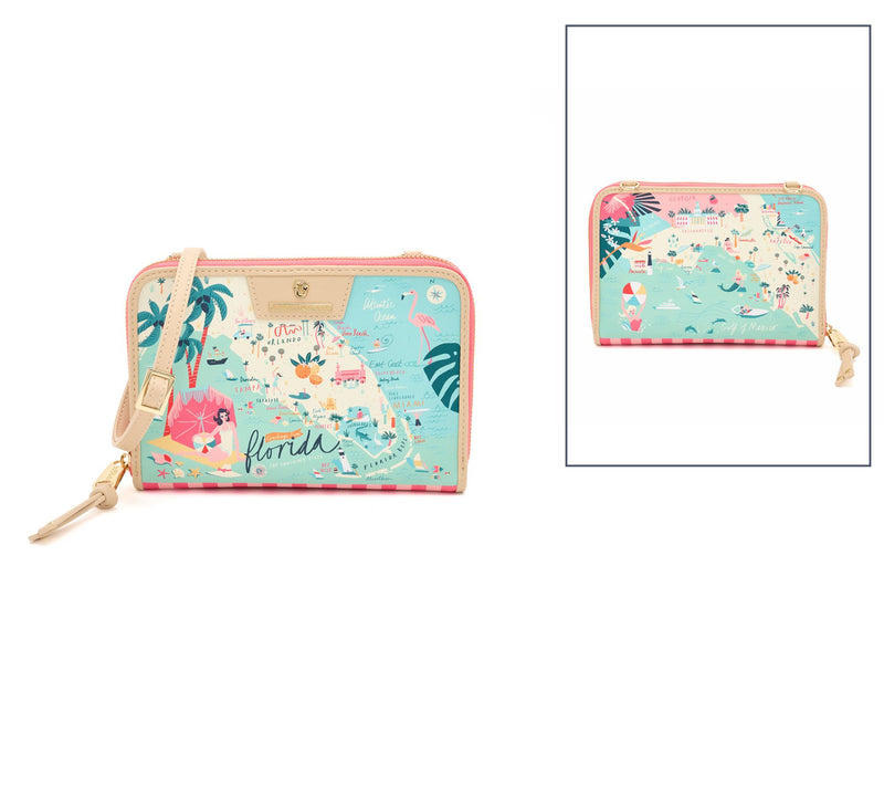 Spartina 449 "Greetings From" All-In-One Phone Crossbody — View 5