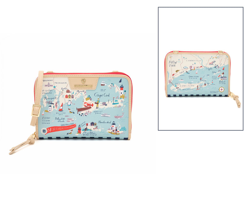 Spartina 449 "Greetings From" All-In-One Phone Crossbody — View 7