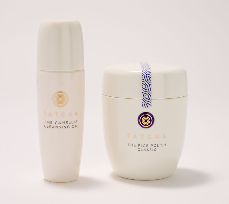 TATCHA Rice Polish & Travel Camellia Cleansing Oil 2pc Kit — Main view