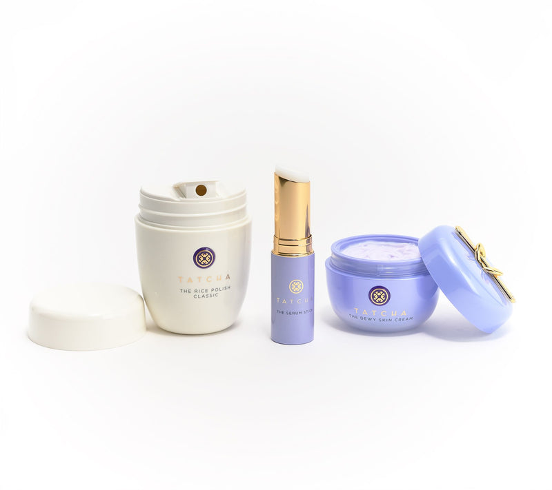 TATCHA Dewy Skin Cream & Rice Polish & Serum Stick 3pc Kit — View 2