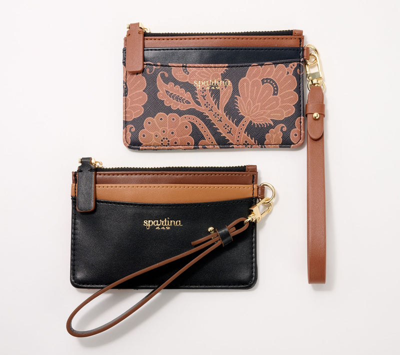 Spartina 449 Slim Card Coin Purse Duo with Wristlet Straps — Main view