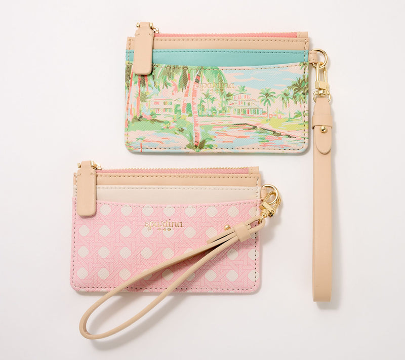 Spartina 449 Slim Card Coin Purse Duo with Wristlet Straps — View 6