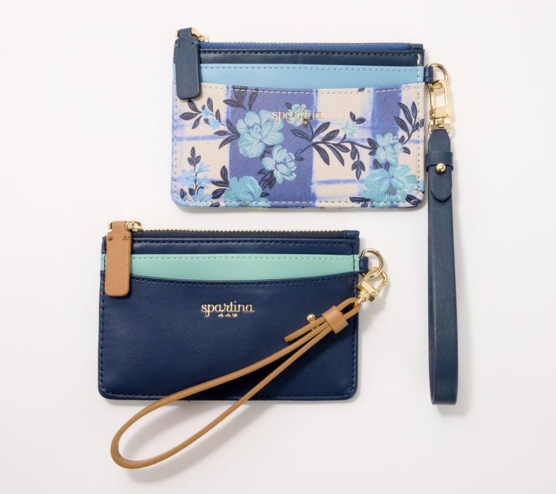 Spartina 449 Slim Card Coin Purse Duo with Wristlet Straps — View 13