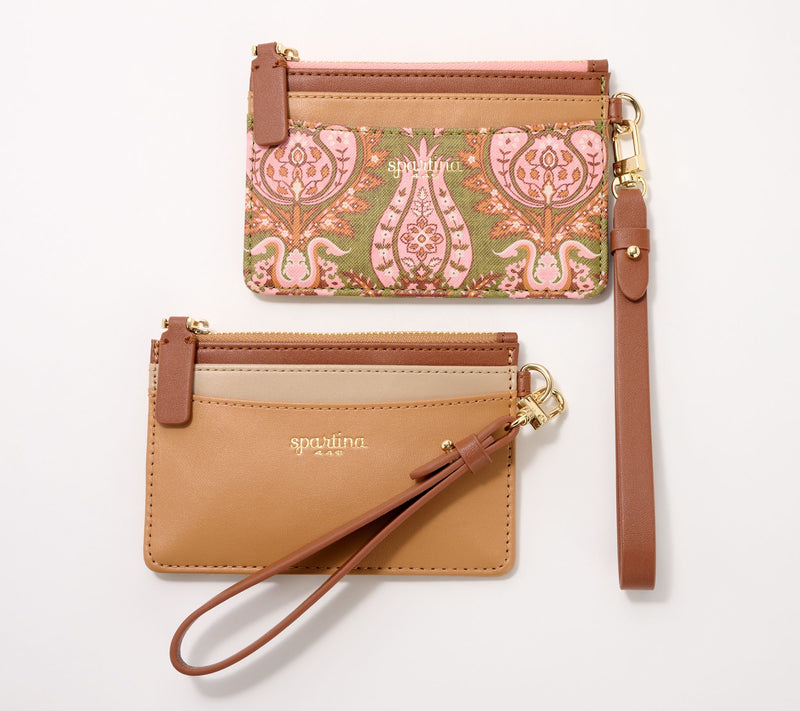 Spartina 449 Slim Card Coin Purse Duo with Wristlet Straps — View 11