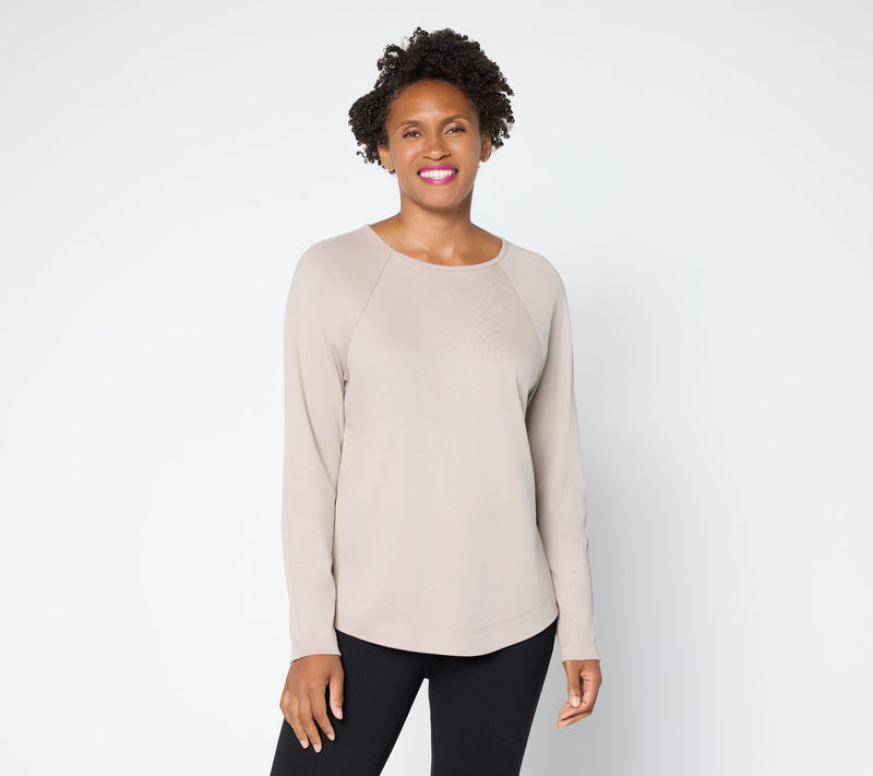 Martha Stewart Signature Essentials Modern Raglan Long Sleeve Top — View 13