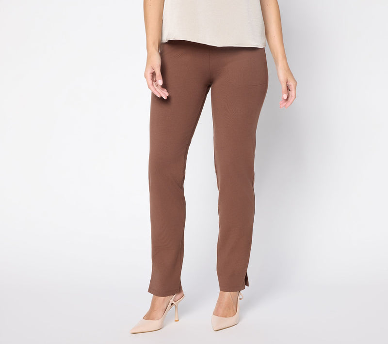 Women with Control Petite 86/14 Straight Leg Full Length Pant — View 14