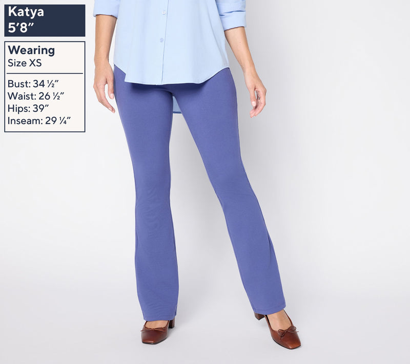 Women with Control Regular 86/14 La Petite Bell Full Length Pant — View 5