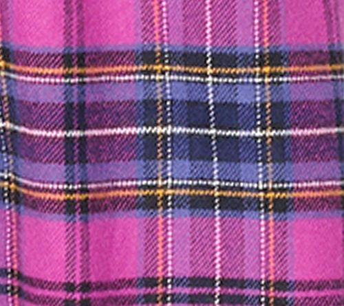 Joan Rivers Petite Double Brushed Flannel Swing Button Down Shirt — View 7