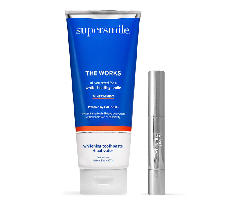 Supersmile The Works Teeth Whitening Toothpaste with Whitening Bolt — Main view