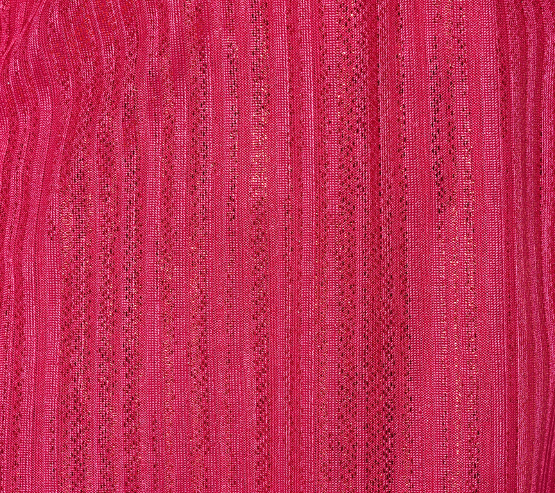 Susan Graver Metallic Rib Knit Crew Neck Top — View 6
