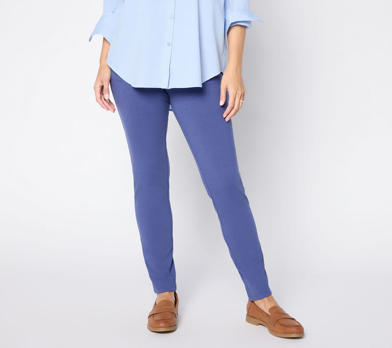 Women with Control Tall Cotton Jersey Slim Leg Icon Pant — View 13