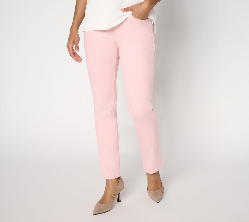 Belle by Kim Gravel Pet Flexibelle Straight-Leg BelleCurve Jean — View 18