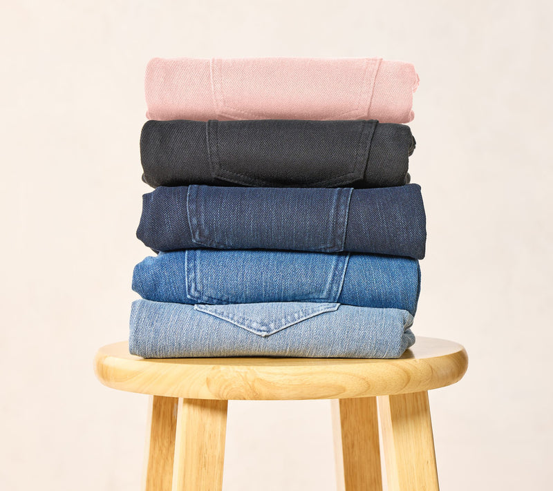 Belle by Kim Gravel Tall Flexibelle Straight-Leg BelleCurve Jean — View 7