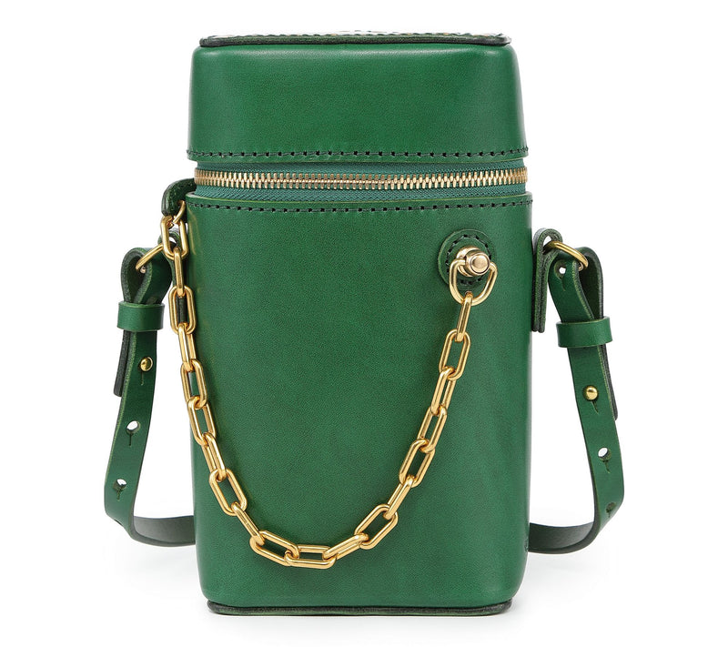 Old Trend Oranda Slim Leather Crossbody with Chain Detail — View 13
