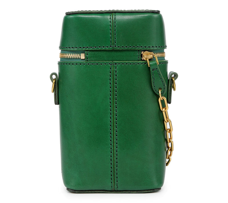 Old Trend Oranda Slim Leather Crossbody with Chain Detail — View 3