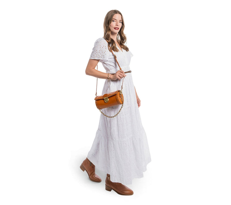 Old Trend Oranda Leather Barrel Crossbody & Shoulder Bag — View 8