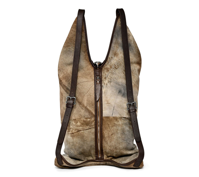 Old Trend Dorado Lambskin Hobo Convertible Backpack — View 3