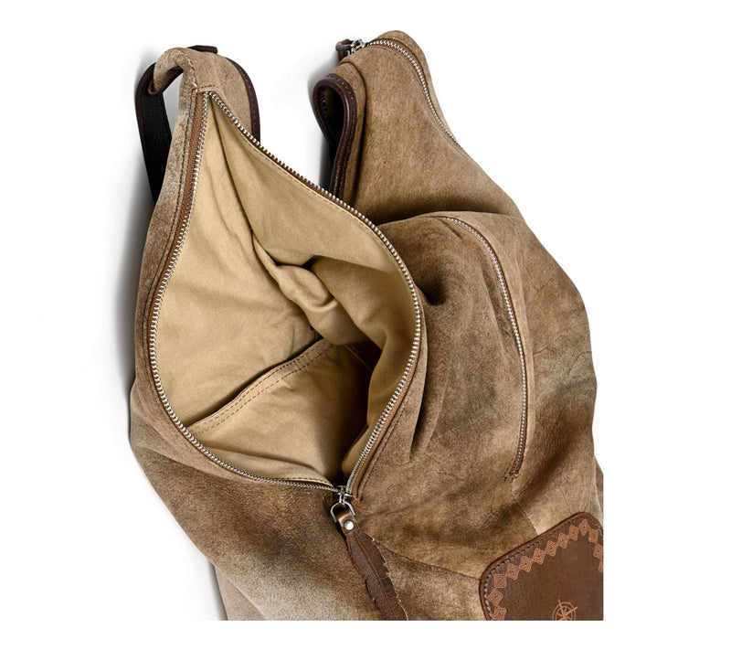 Old Trend Dorado Lambskin Hobo Convertible Backpack — View 4