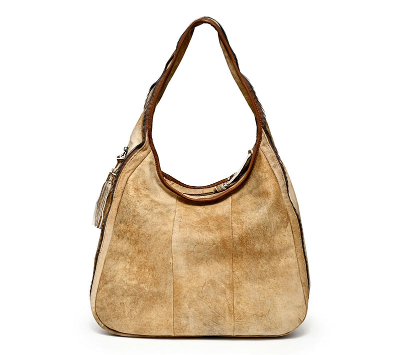 Old Trend Dorado Expandable Leather Hobo Shoulder Bag — View 3