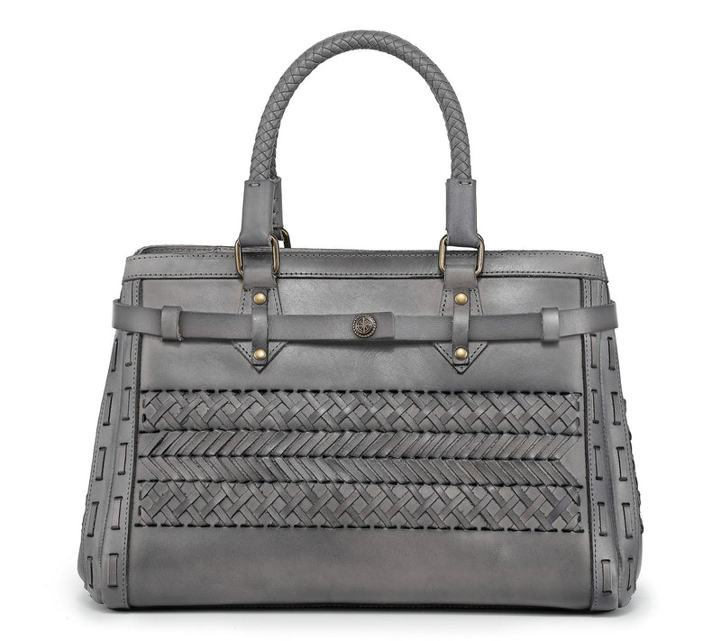 Old Trend Lantana Leather Satchel with ShoulderStrap — View 14