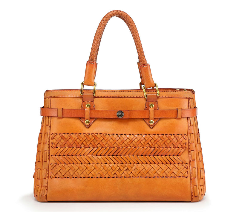 Old Trend Lantana Leather Satchel with ShoulderStrap — Main view
