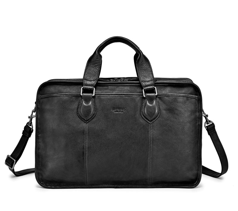 Old Trend Speedwell Leather Briefcase with Shoulder Strap — View 13