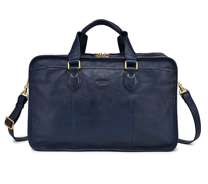 Old Trend Speedwell Leather Briefcase with Shoulder Strap — View 14