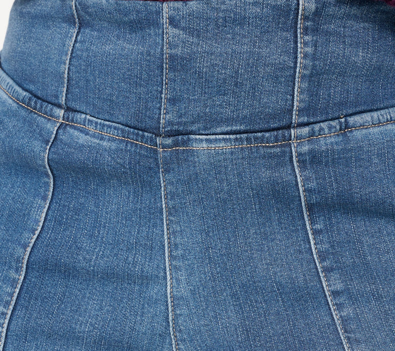Belle by Kim Gravel Reg TripleLuxe Front Seam Full Leg Jean — View 6