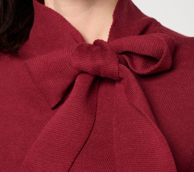Carla Rockmore Collection Bow Neck Sweater — View 13