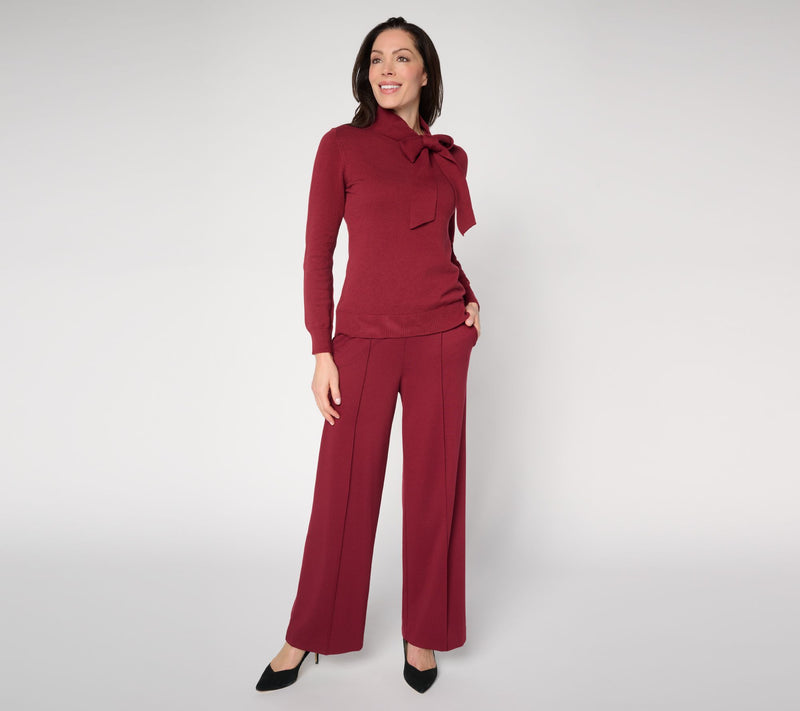 Carla Rockmore Collection Bow Neck Sweater — View 12