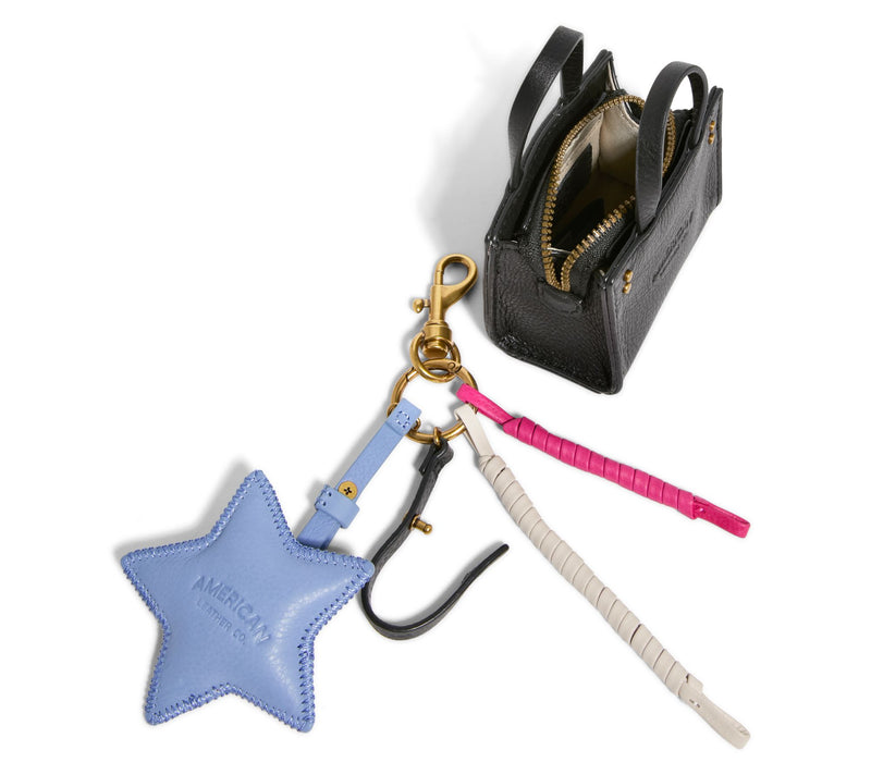 American Leather Co. Leather Bag Charms Set — View 2