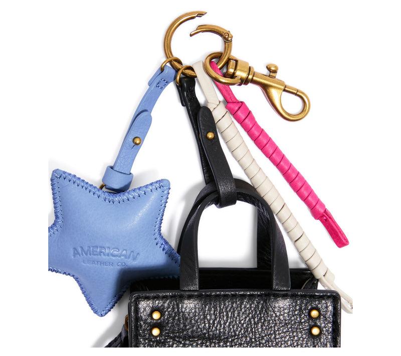 American Leather Co. Leather Bag Charms Set — View 3
