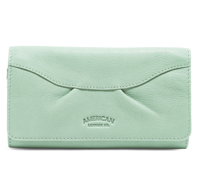 American Leather Co. Hickory Bifold Leather Wallet — View 12
