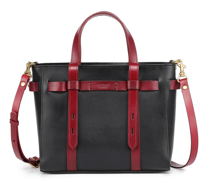 Old Trend Westland Mini Leather Tote with Shoulder Strap — View 14