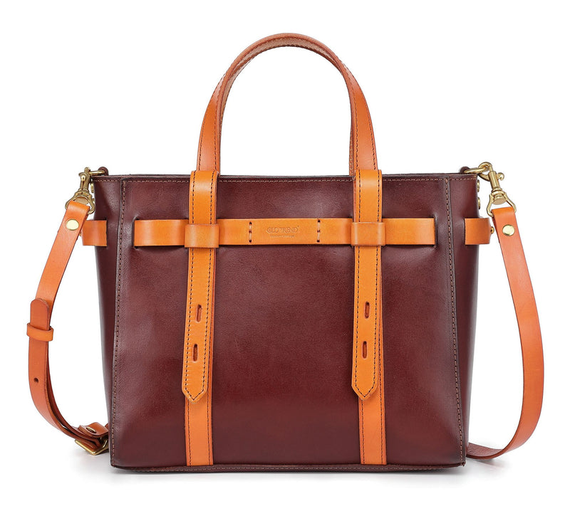 Old Trend Westland Mini Leather Tote with Shoulder Strap — View 15