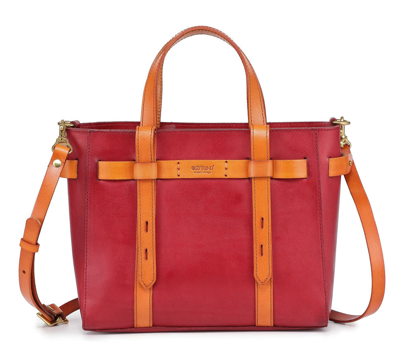 Old Trend Westland Mini Leather Tote with Shoulder Strap — View 17