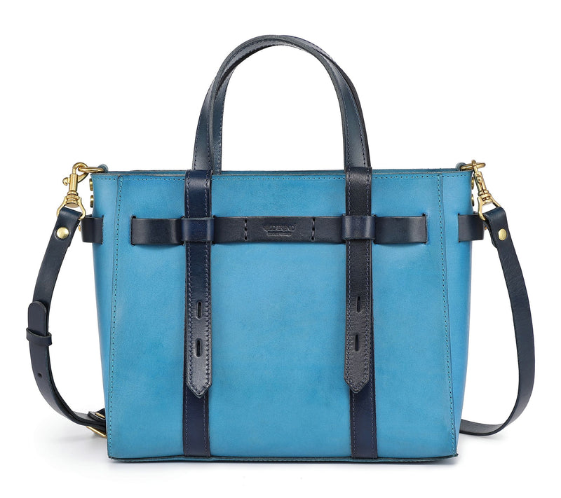 Old Trend Westland Mini Leather Tote with Shoulder Strap — View 18