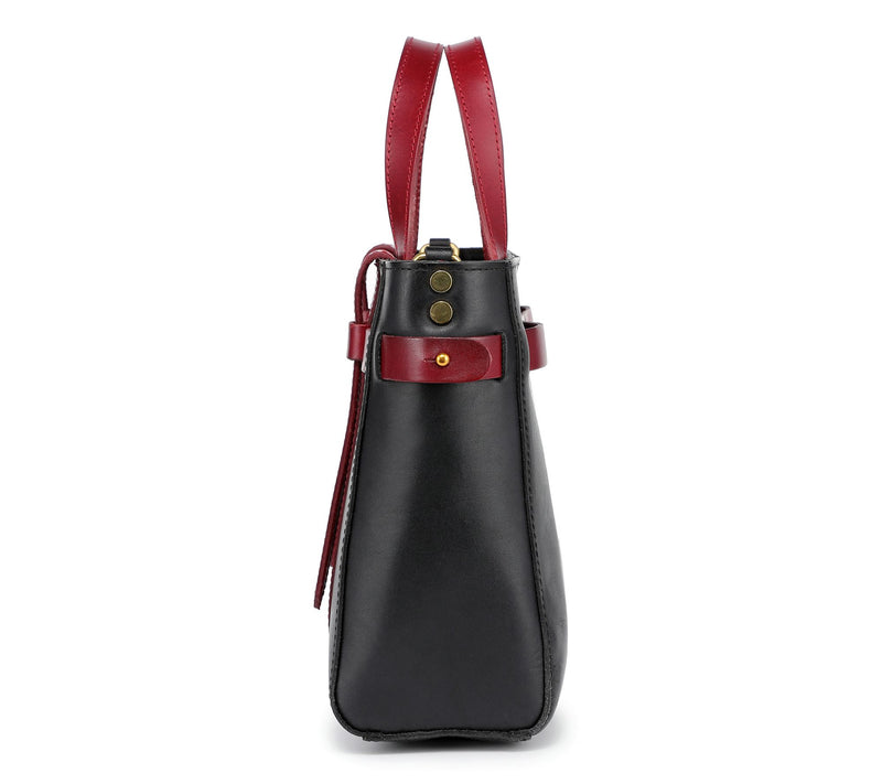 Old Trend Westland Mini Leather Tote with Shoulder Strap — View 6