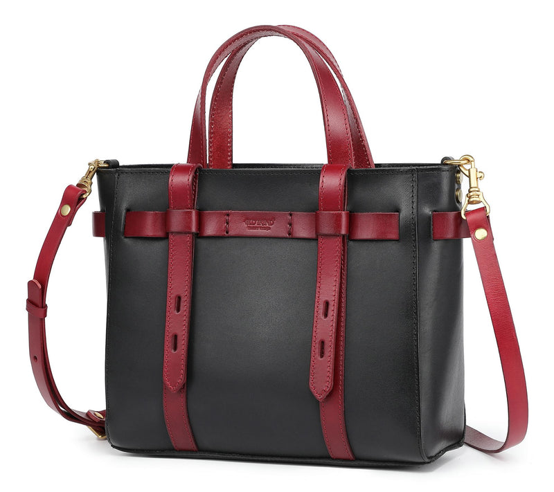 Old Trend Westland Mini Leather Tote with Shoulder Strap — View 7