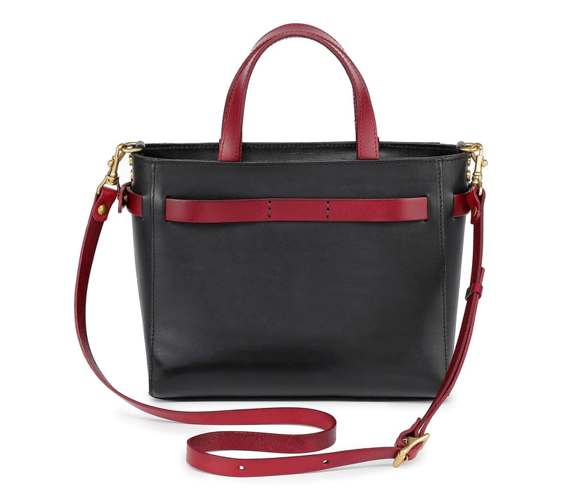 Old Trend Westland Mini Leather Tote with Shoulder Strap — View 4