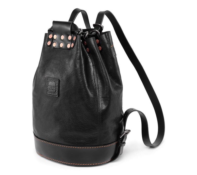 Old Trend Canna Leather Bucket Backpack — View 15