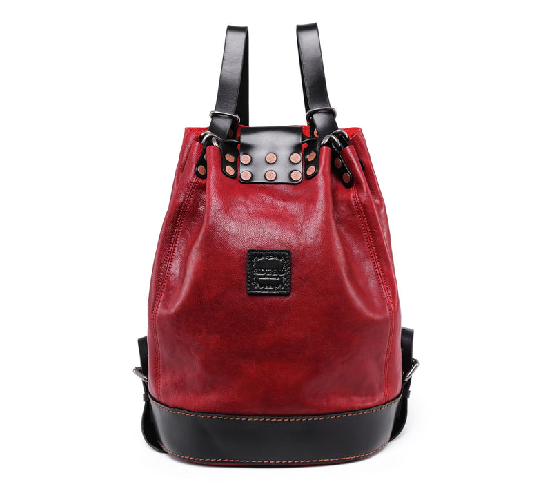 Old Trend Canna Leather Bucket Backpack — View 18