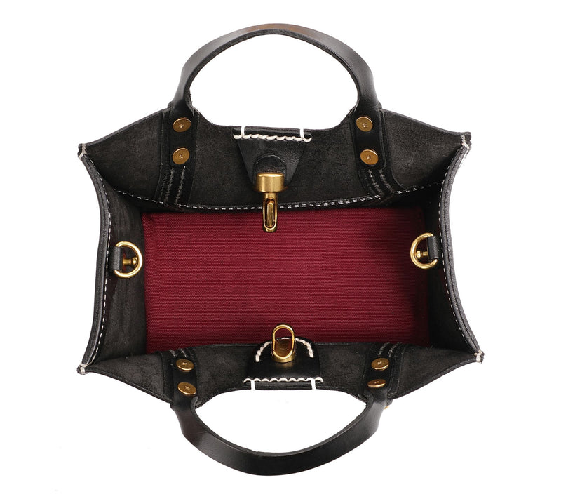 Old Trend Rosa Leather Transport Tote with Shoulder Strap — View 3