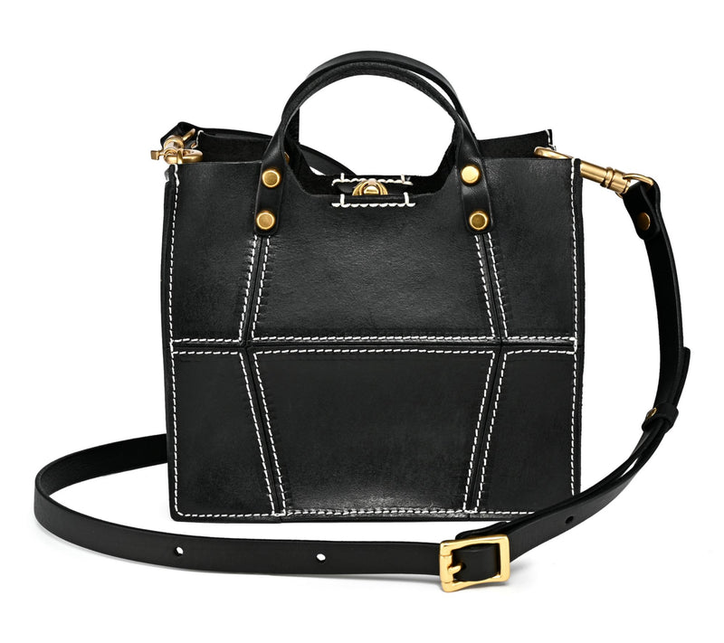 Old Trend Rosa Leather Transport Tote with Shoulder Strap — View 4