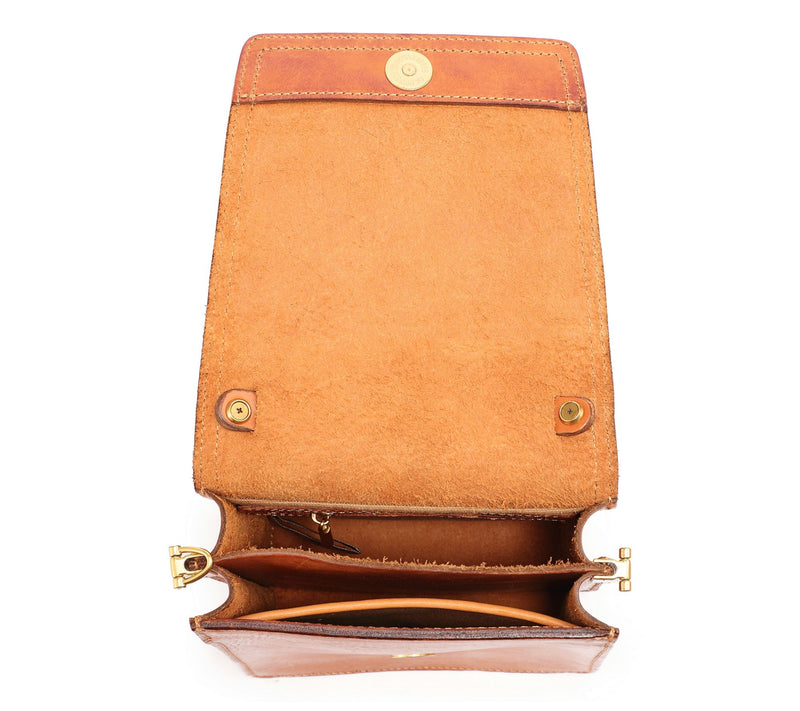 Old Trend Basswood Leather Top Handle Crossbody — View 2