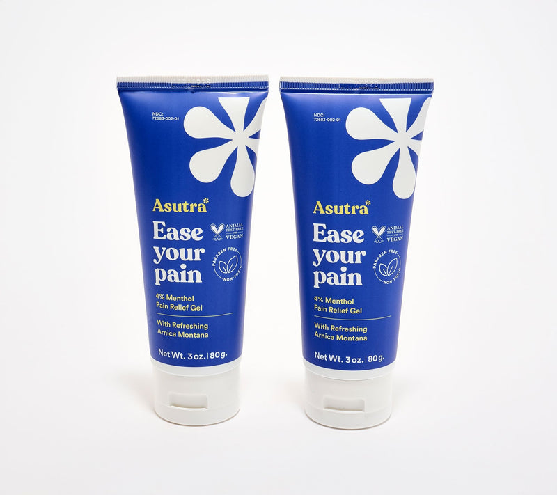 Asutra Set of 2 Ease Your Pain Menthol & Arnica Creams — Main view